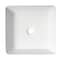 Alfi Brand ALFI brand ABC903-W White 16" Modern Square Above Mount Ceramic Sink ABC903-W - alternate 3